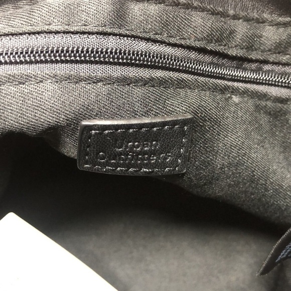 NWT URBAN OUTFITTERS VEGAN LEATHER BLACK LUCE DRAWSTRING SATCHEL BAG - Picture 7 of 9